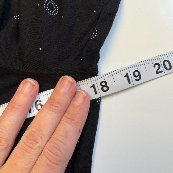 Reitmans Gamber & Grace Blue Long Sleeve stretchy Fitted Blouse women's size M - Picture 7 of 8